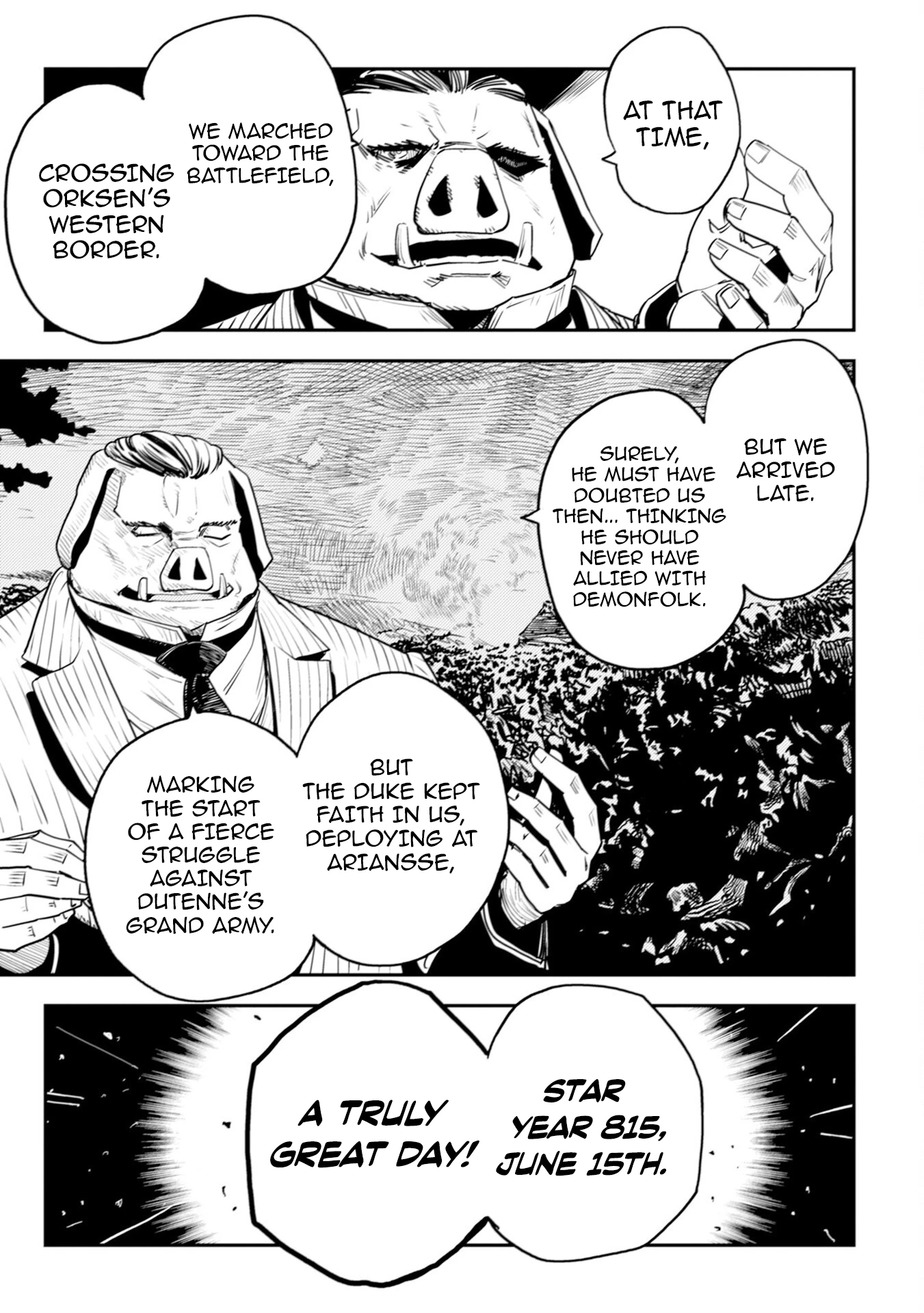 Read History of the Kingdom of the Orcsen։ How the Barbarian Orcish Nation Came to Burn Down the Peaceful Elfland EN Manga Online
