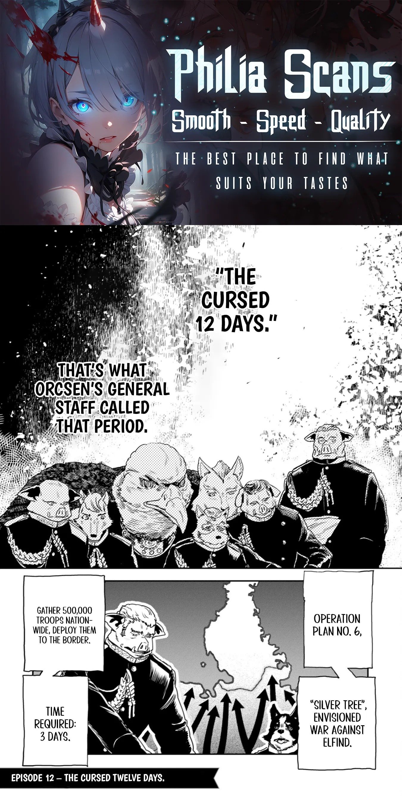 Read History of the Kingdom of the Orcsen։ How the Barbarian Orcish Nation Came to Burn Down the Peaceful Elfland EN Manga Online