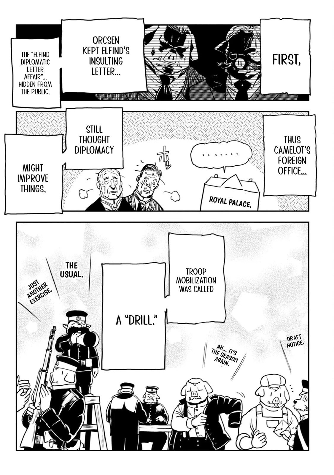 Read History of the Kingdom of the Orcsen։ How the Barbarian Orcish Nation Came to Burn Down the Peaceful Elfland EN Manga Online