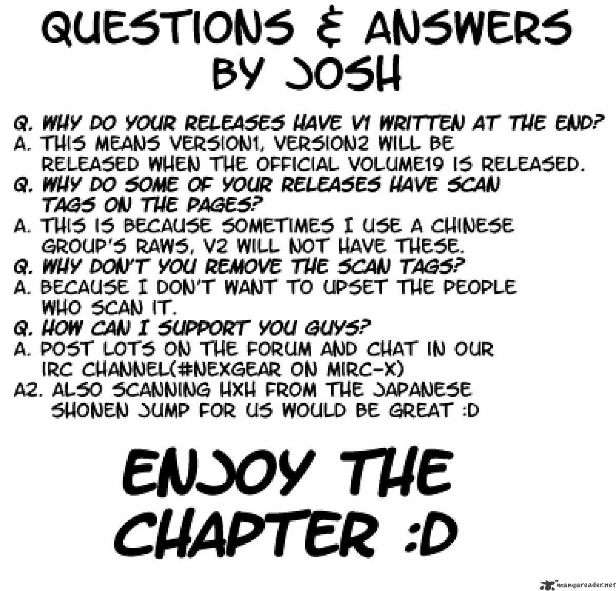 Read Hunter x Hunter EN Manga Online