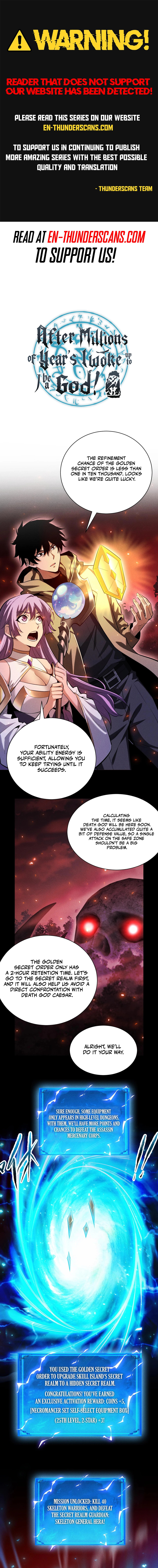 Read I Awoke as a God After Auto Battling For a Million Years EN Manga Online