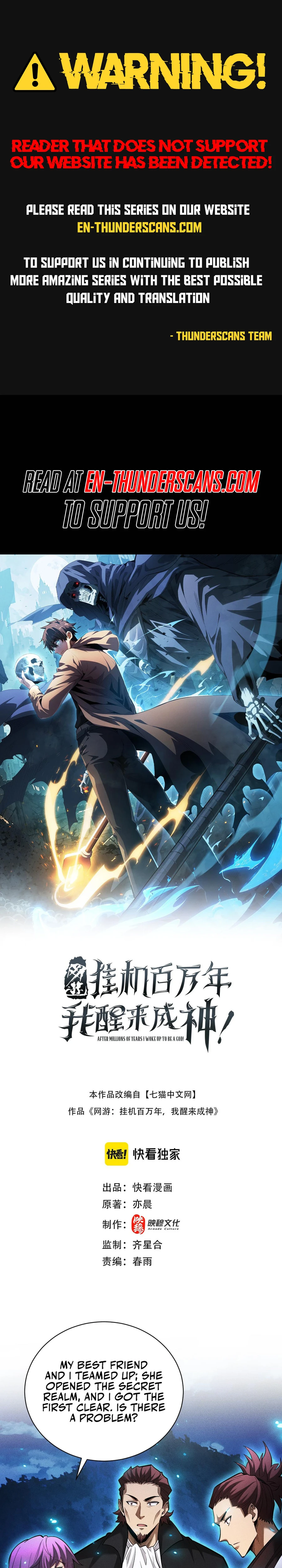 Read I Awoke as a God After Auto Battling For a Million Years EN Manga Online