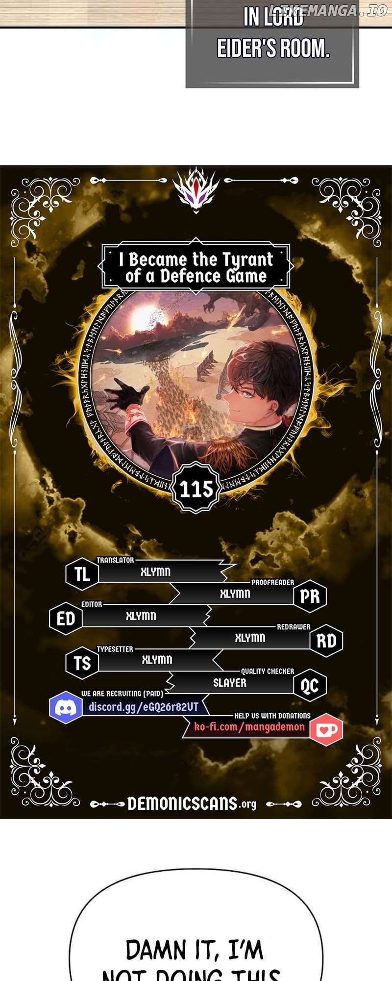 Read I Became the Tyrant of a Defense Game EN Manga Online
