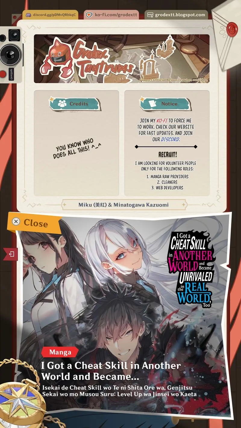 Read I Got A Cheat Ability In A Different World And Became Extraordinary Even In The Real World EN Manga Online