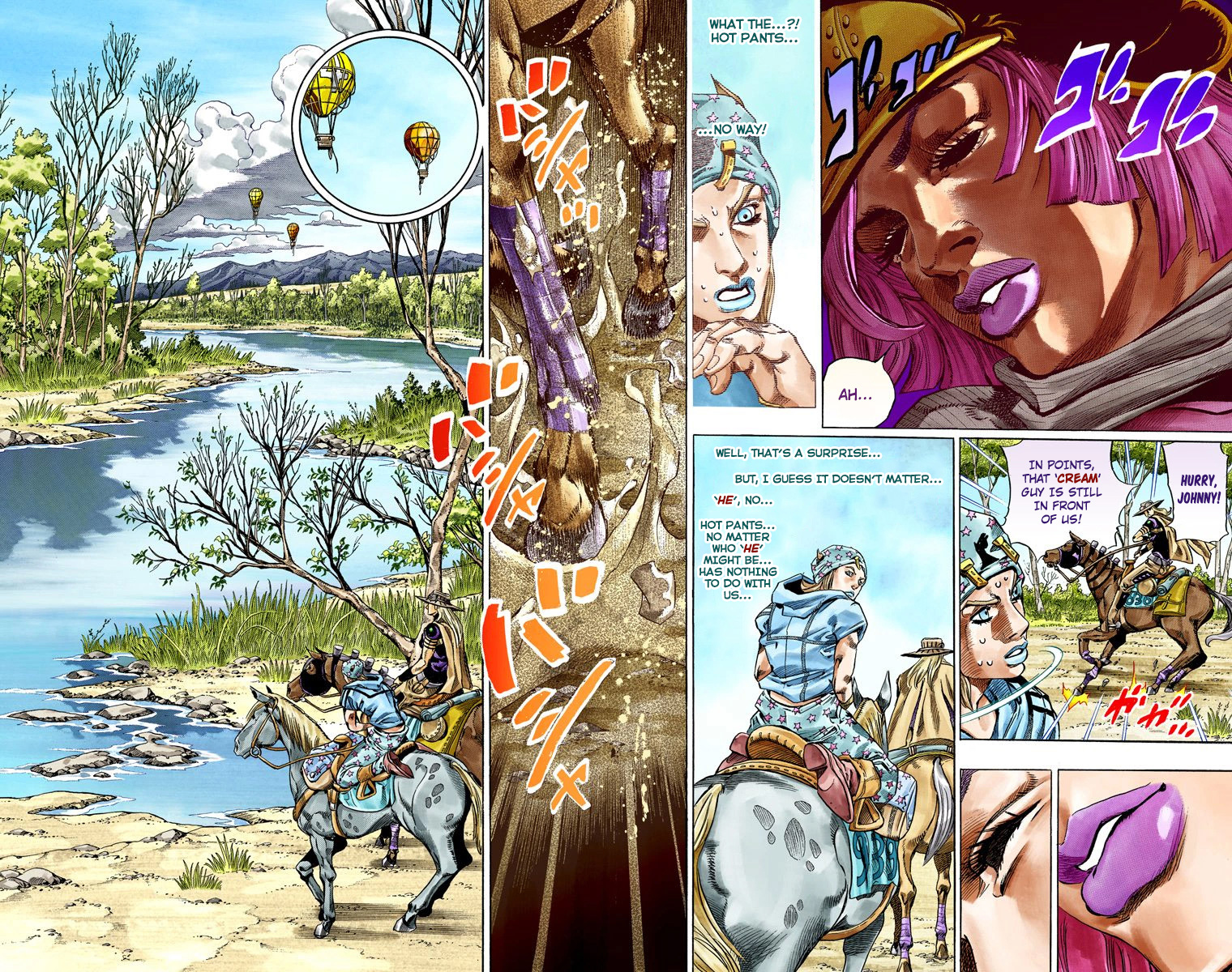 Read JoJo no Kimyou na Bouken Part 7 - Steel Ball Run Color ban EN Manga Online