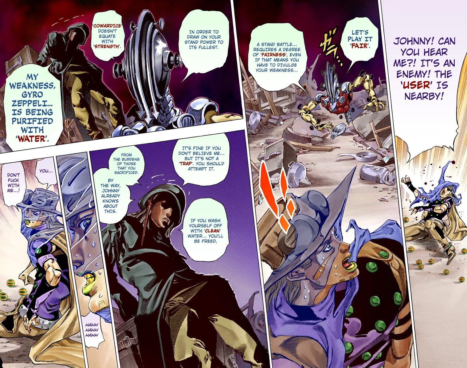 Read JoJo no Kimyou na Bouken Part 7 - Steel Ball Run Color ban EN Manga Online