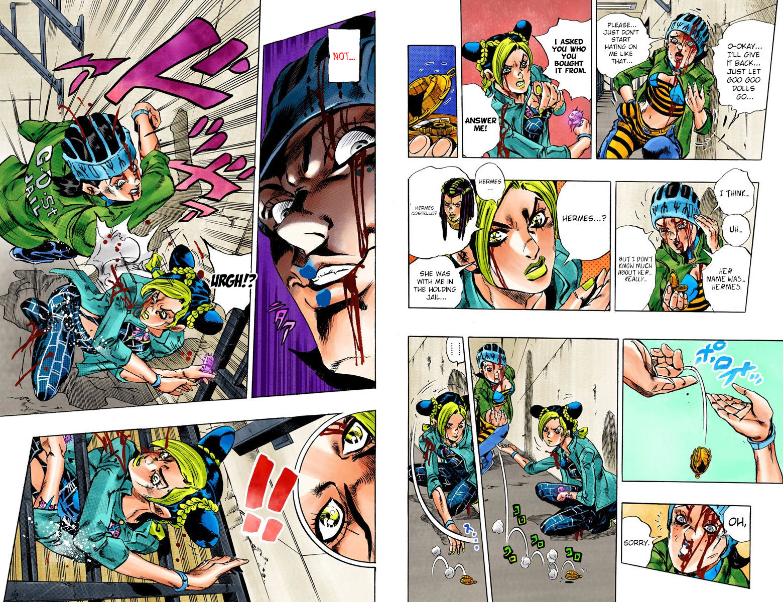 Read JoJo's Bizarre Adventure Part 6_ Stone Ocean EN Manga Online