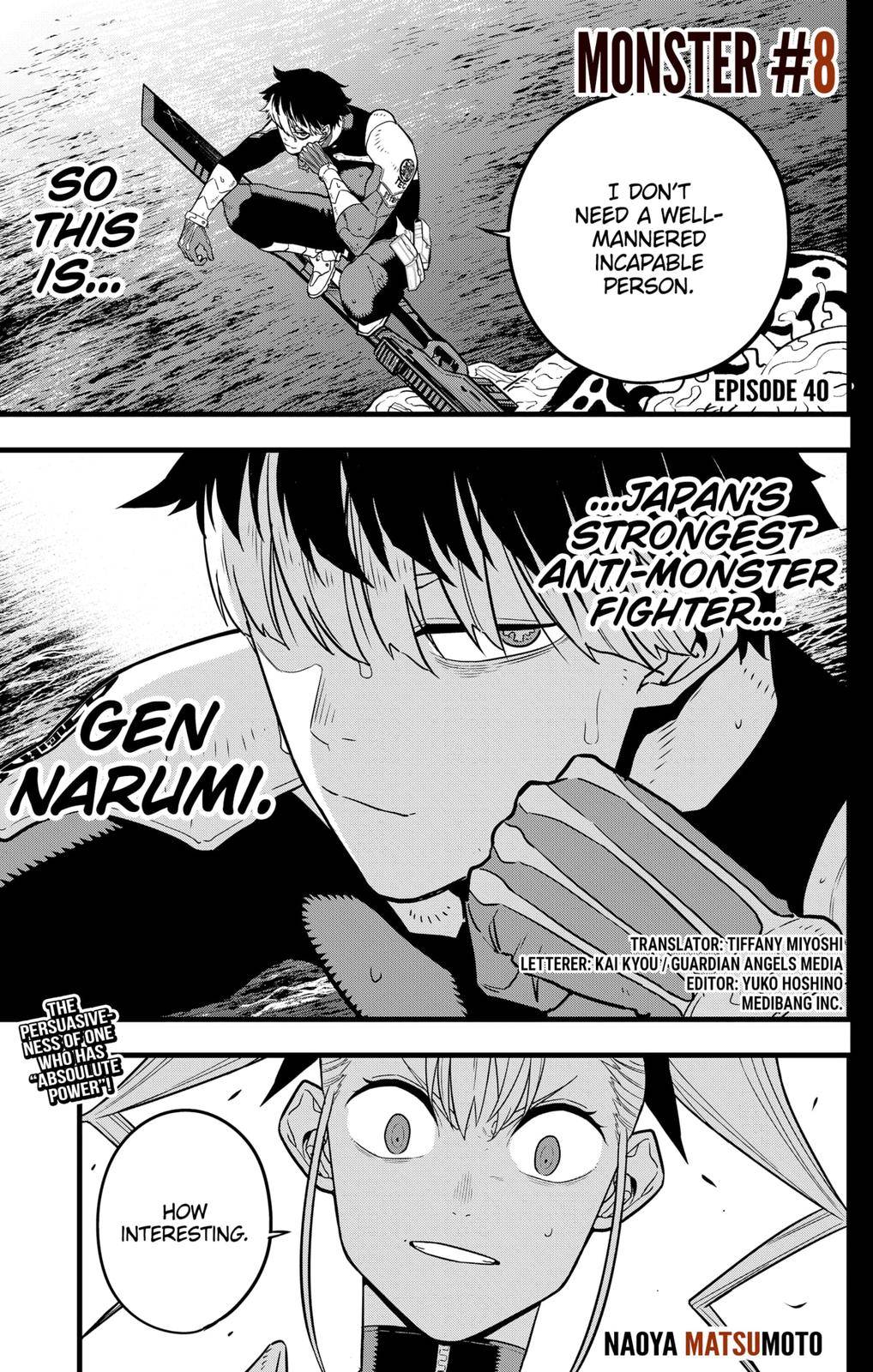 Read Kaiju No. 8 EN Manga Online