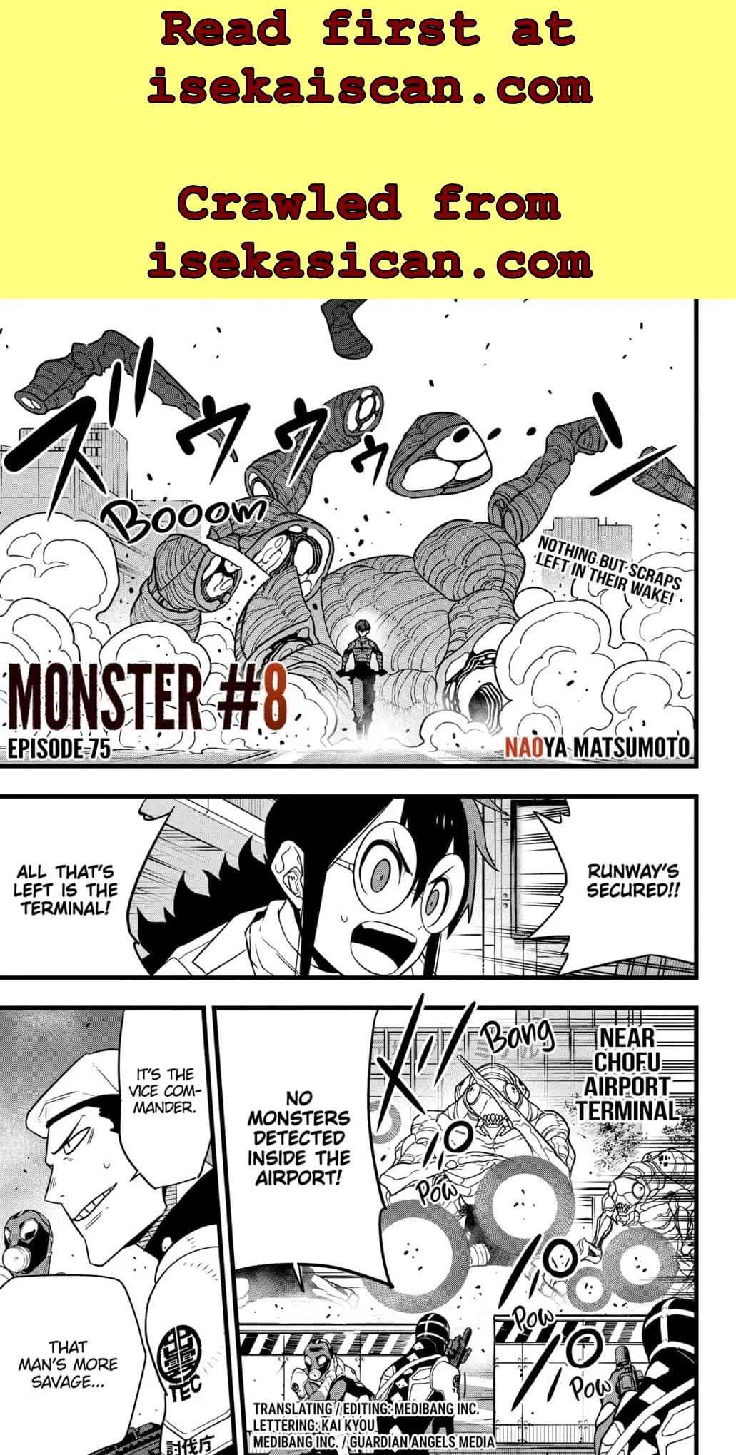Read Kaiju No. 8 EN Manga Online