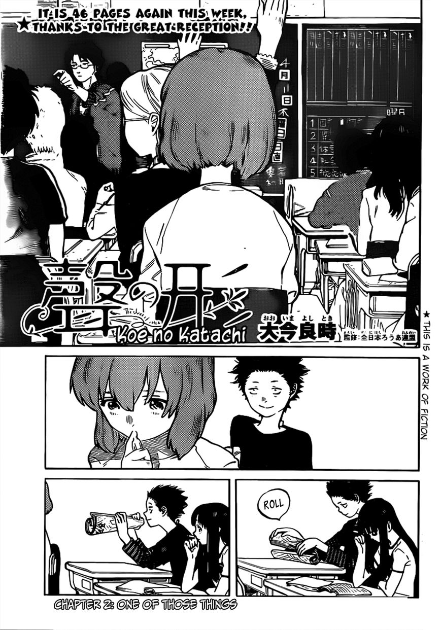 Read Koe no Katachi EN Manga Online