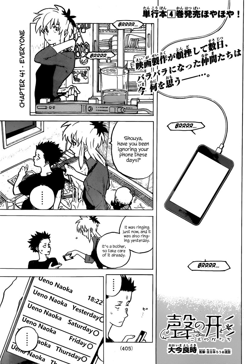 Read Koe no Katachi EN Manga Online