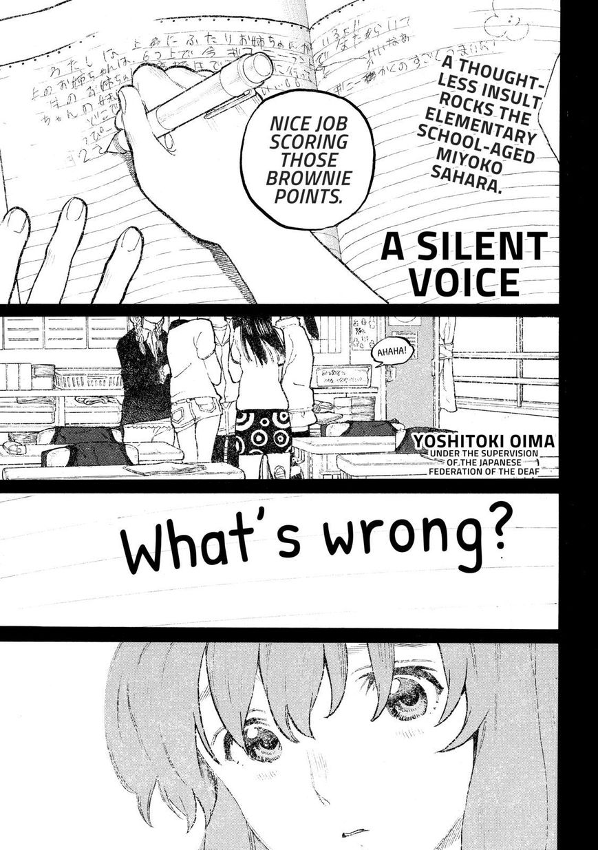 Read Koe no Katachi EN Manga Online