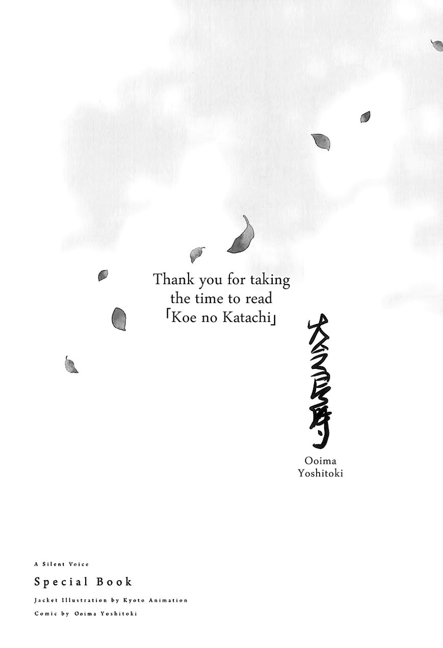 Read Koe no Katachi EN Manga Online