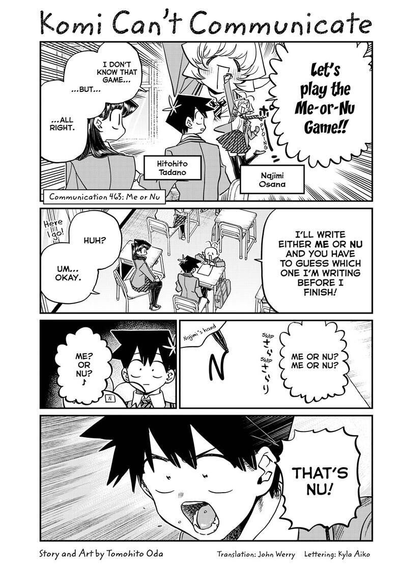 Read Komi-san wa Komyushou Desu EN Manga Online