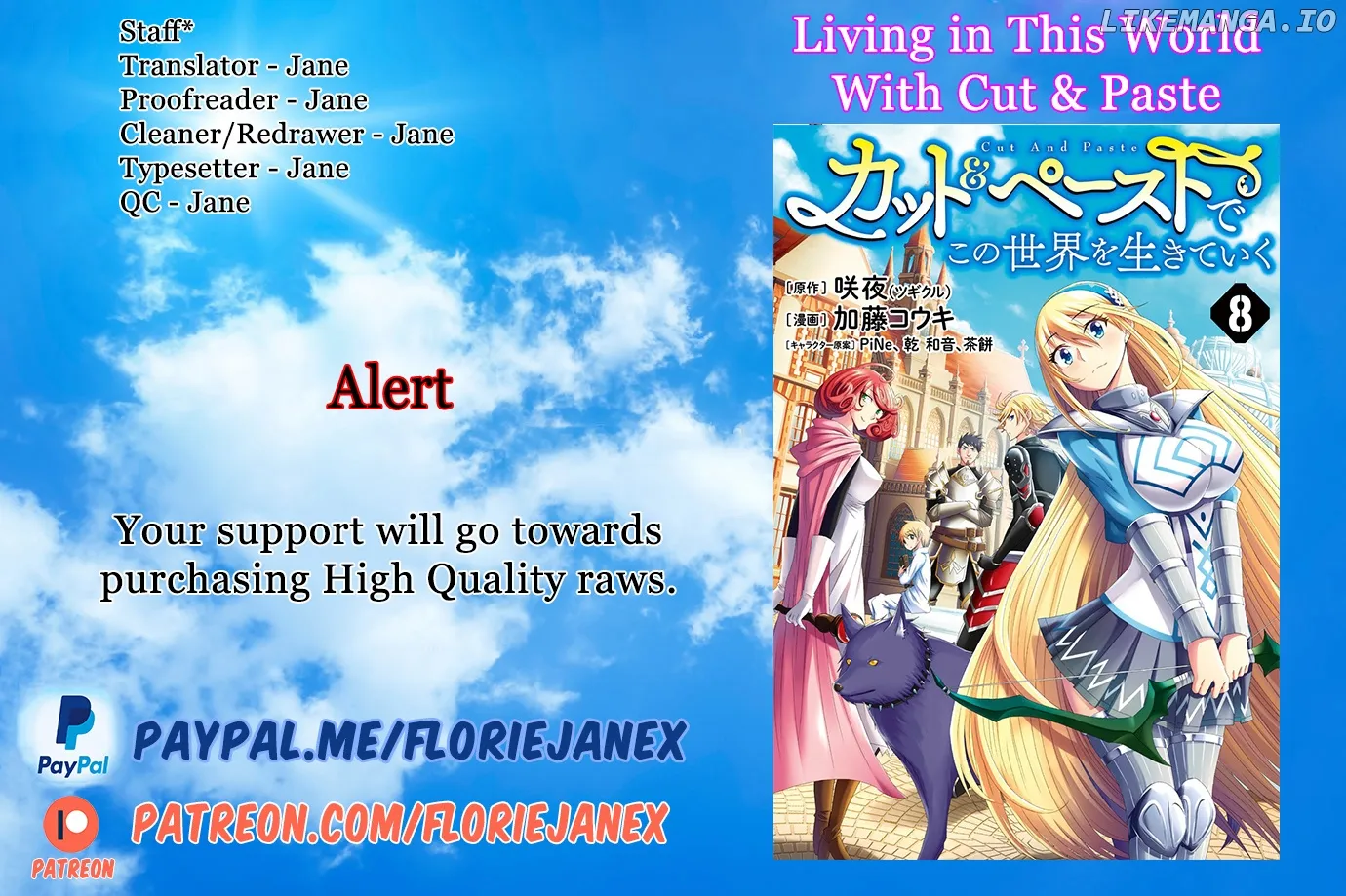 Read Living In This World With Cut Paste EN Manga Online
