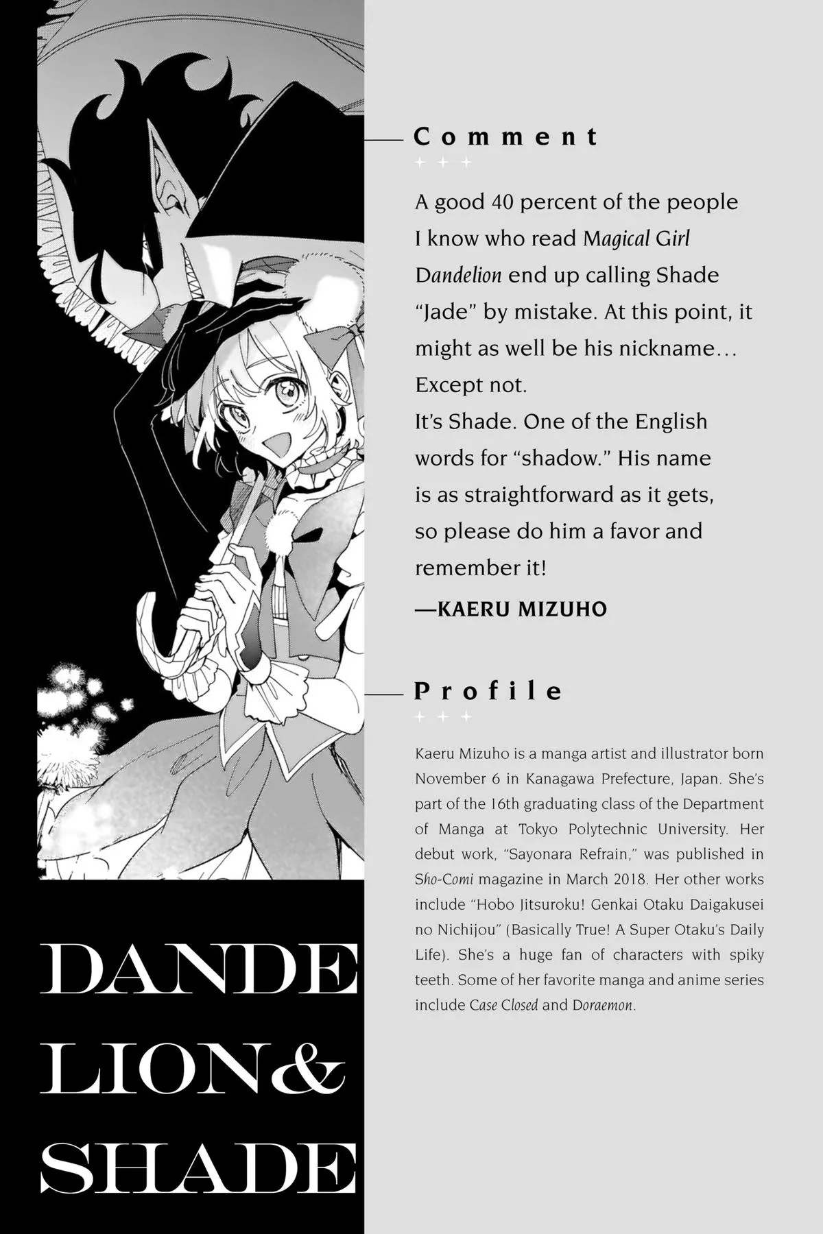 Read Magical Girl Dandelion EN Manga Online