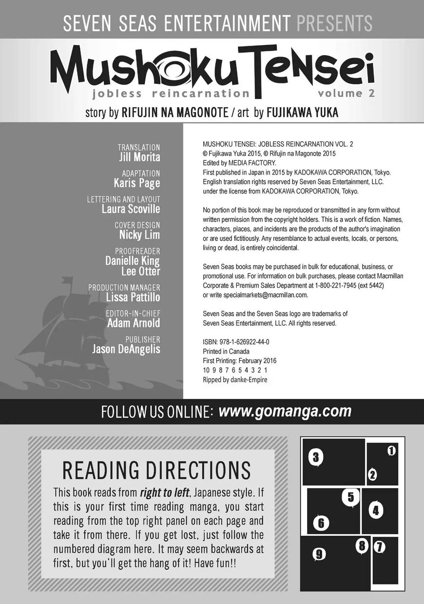Read Mushoku Tensei - Isekai Ittara Honki Dasu EN Manga Online