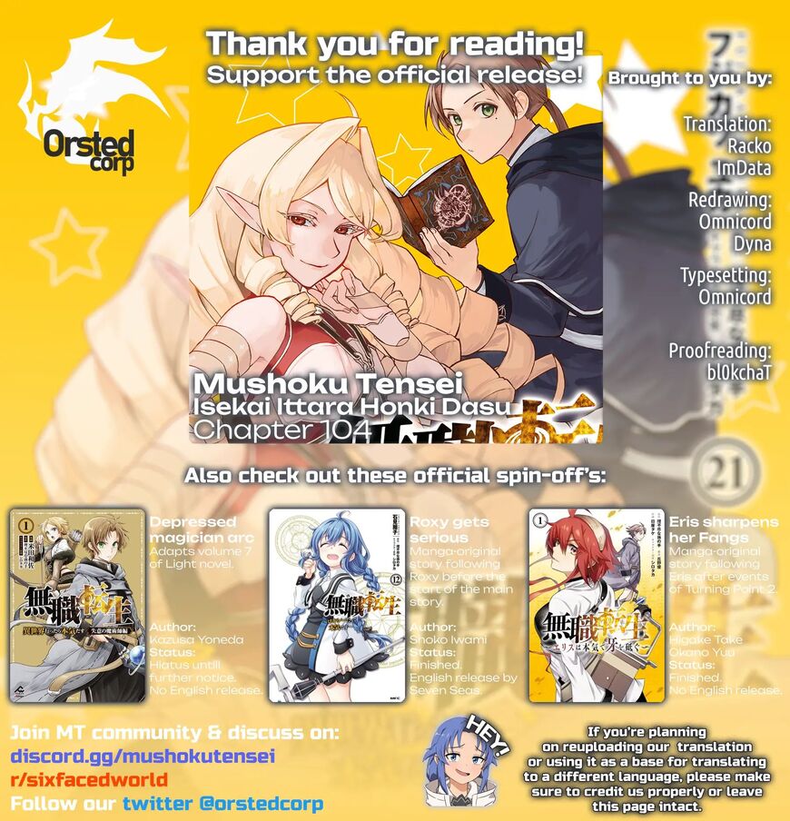 Read Mushoku Tensei - Isekai Ittara Honki Dasu EN Manga Online