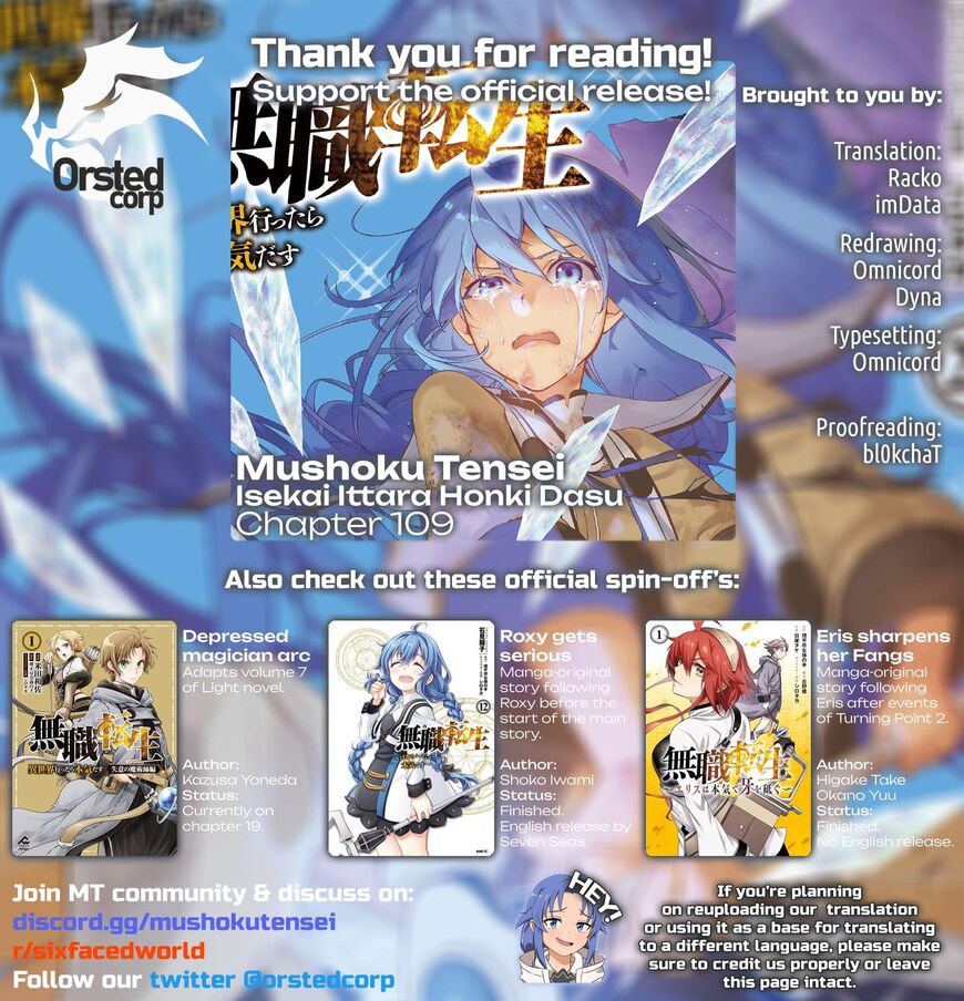 Read Mushoku Tensei - Isekai Ittara Honki Dasu EN Manga Online