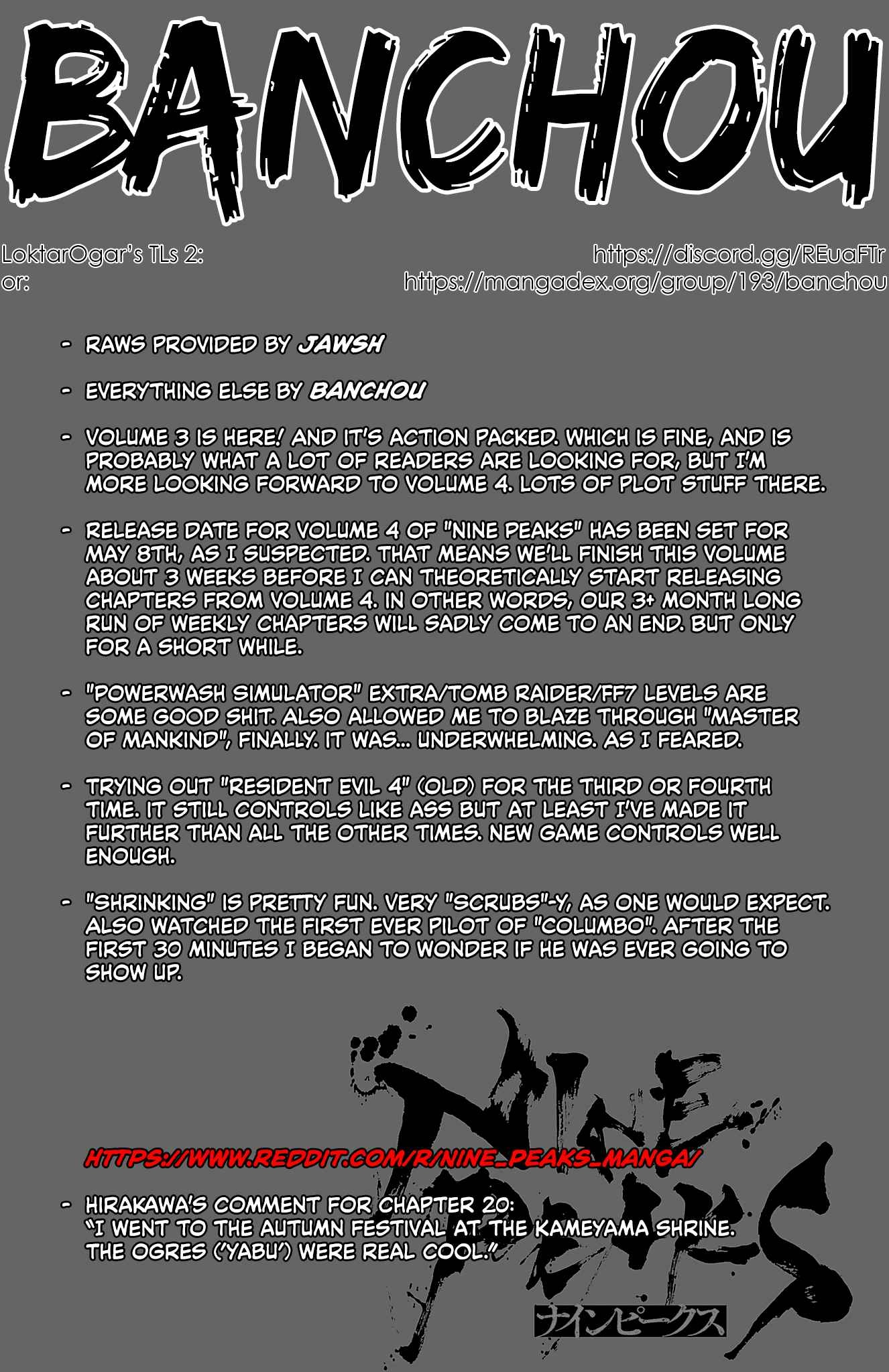 Read NINE PEAKS EN Manga Online
