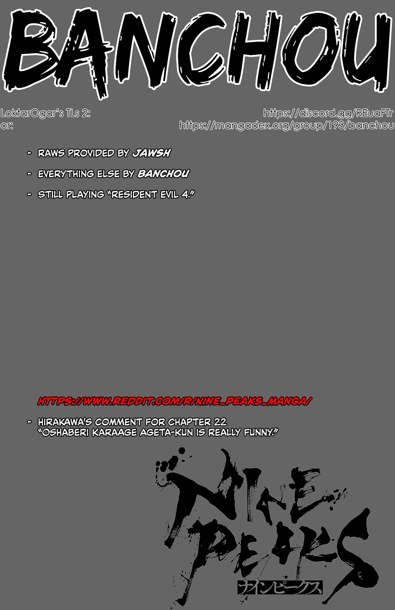 Read NINE PEAKS EN Manga Online