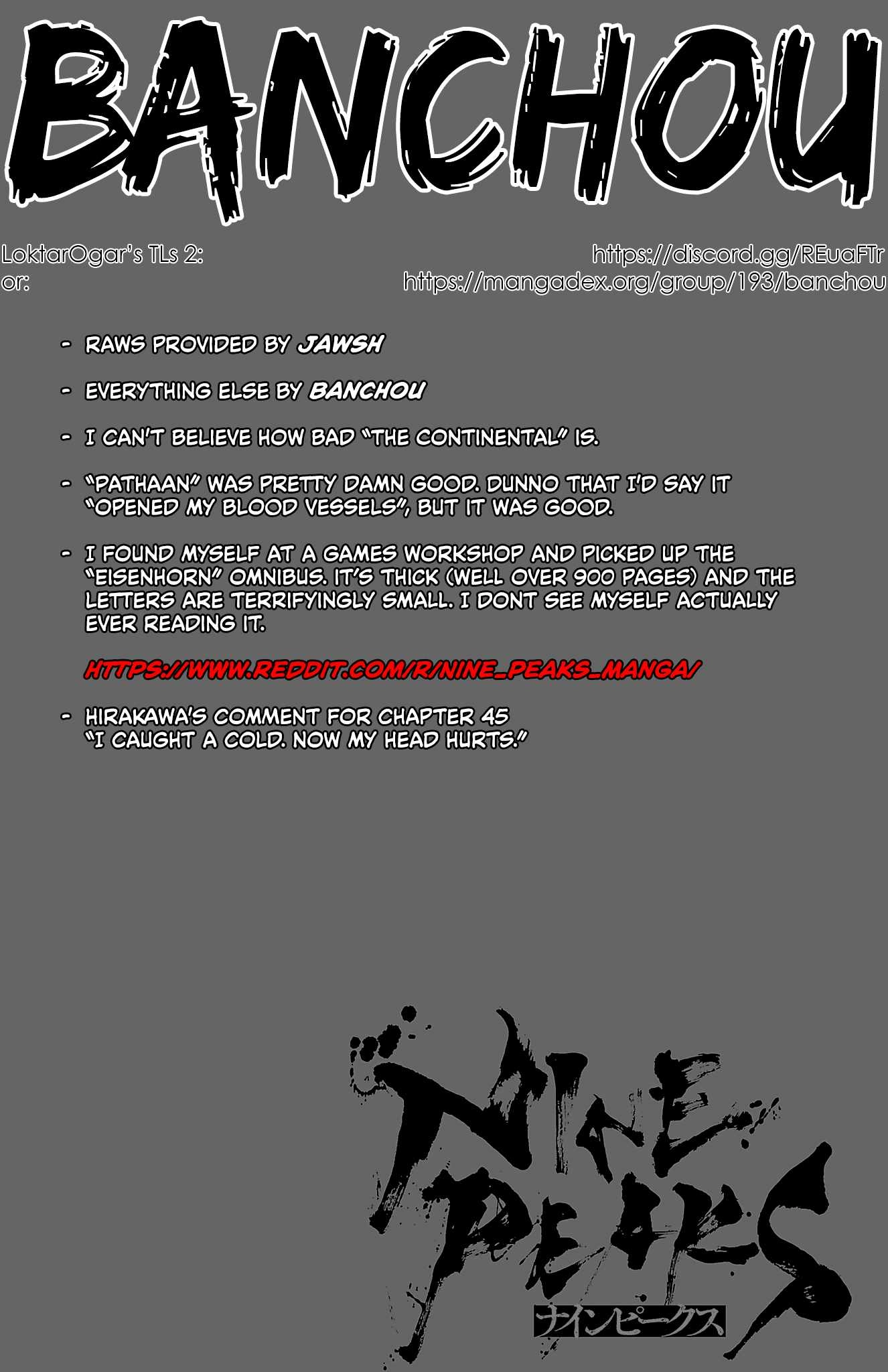 Read NINE PEAKS EN Manga Online