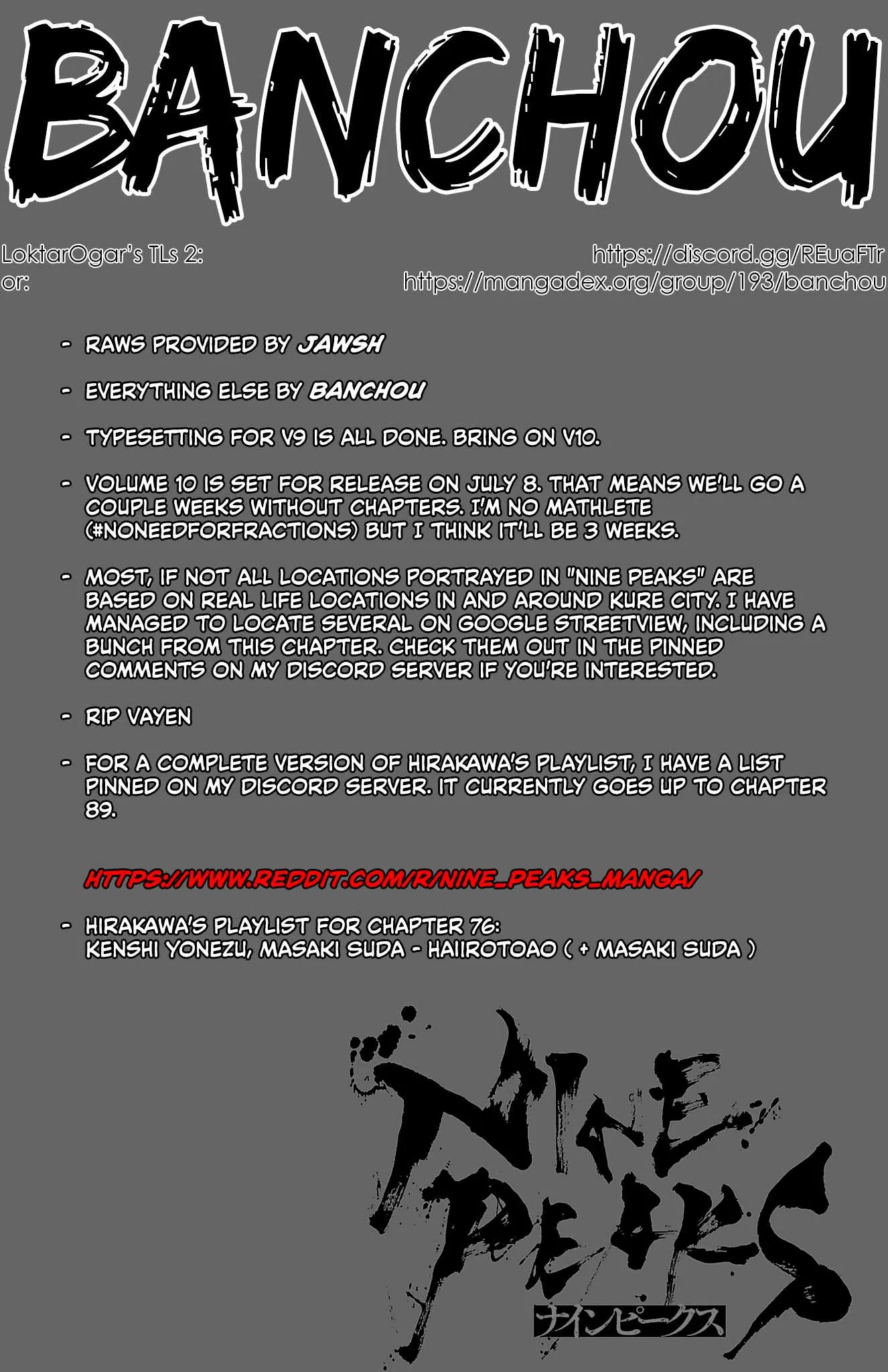 Read NINE PEAKS EN Manga Online