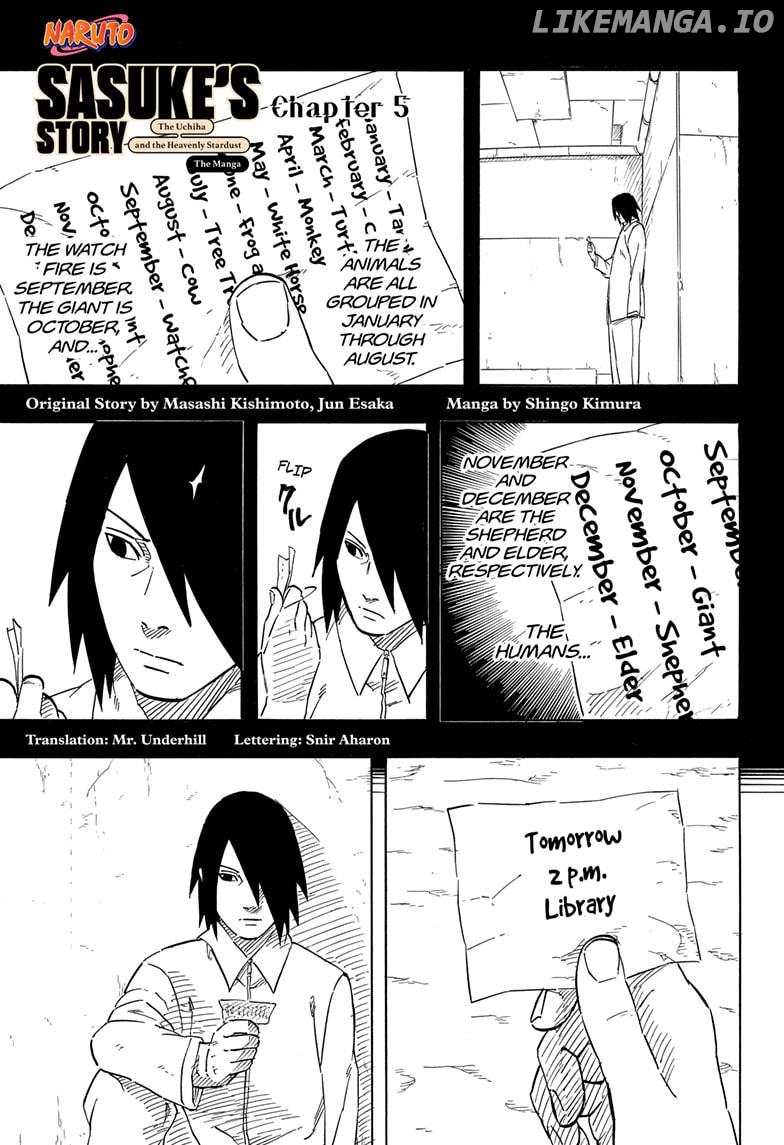 Read Naruto Sasuke's Story  The Uchiha and the Heavenly Stardust EN Manga Online