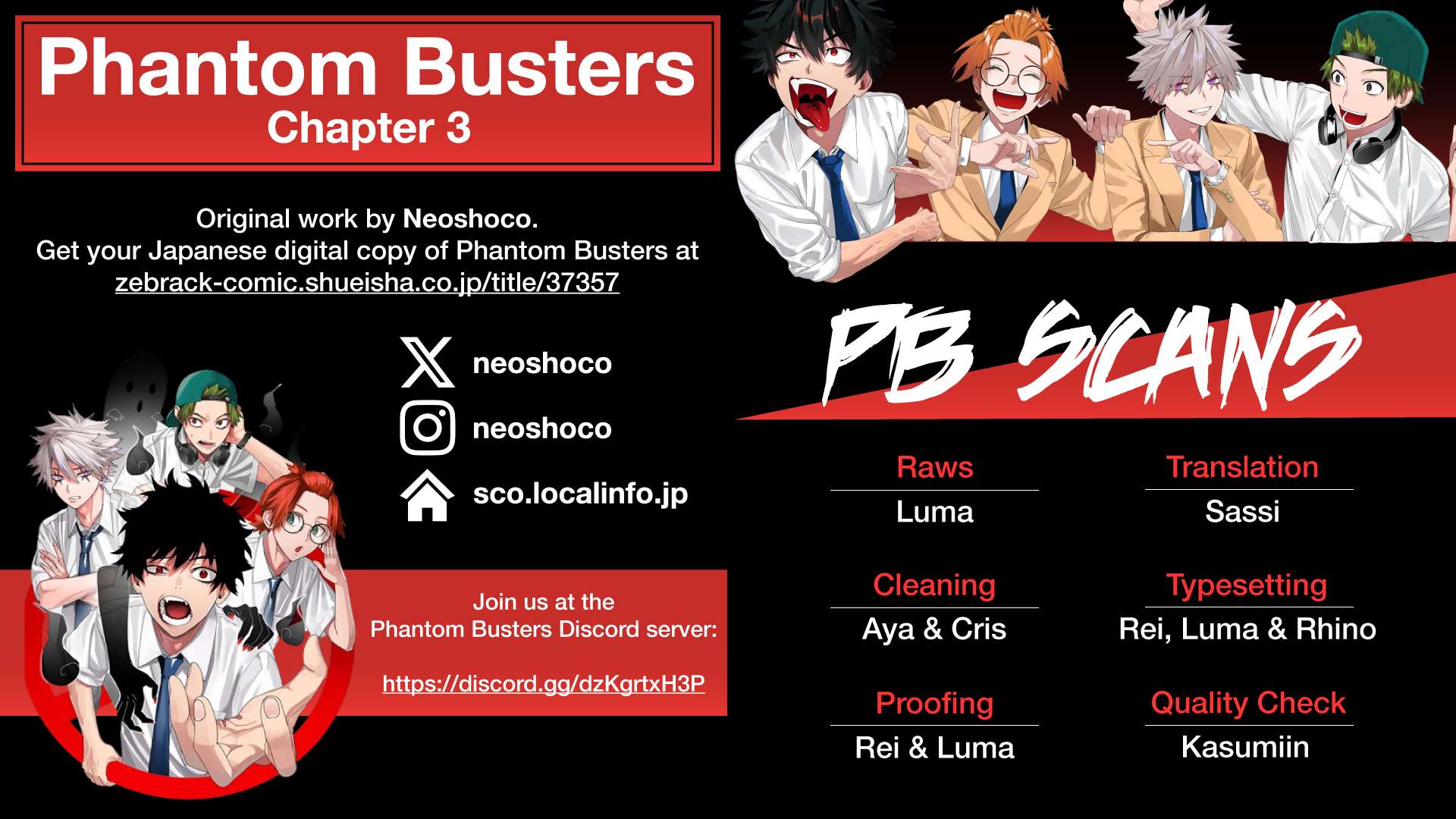 Read Phantom Busters Manga Online