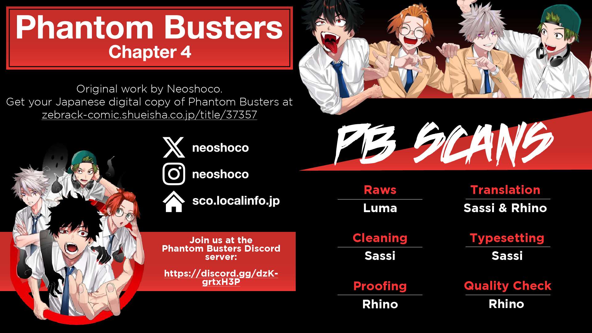 Read Phantom Busters Manga Online