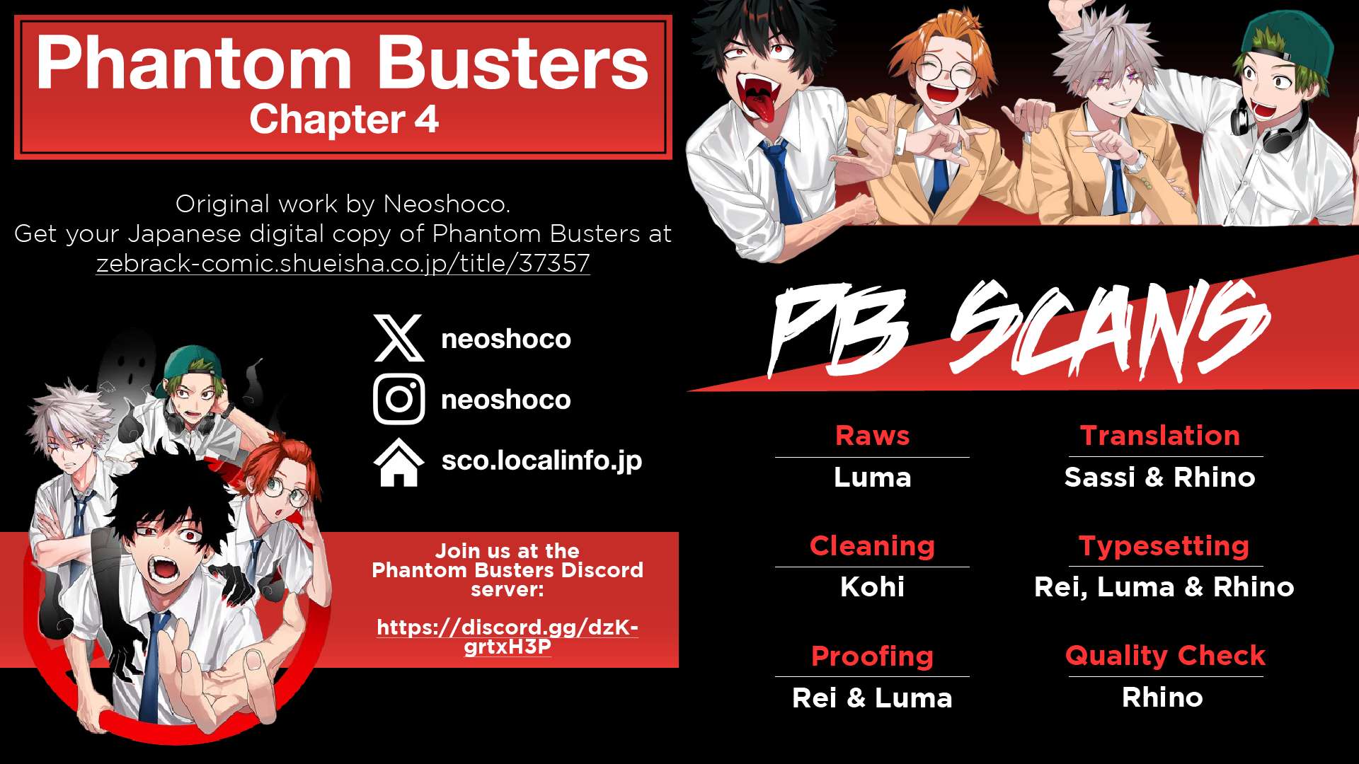 Read Phantom Busters Manga Online