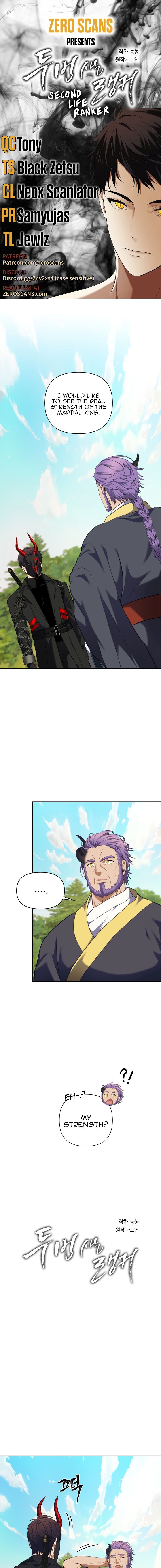 Read Ranker Who Lives A Second Time EN Manga Online