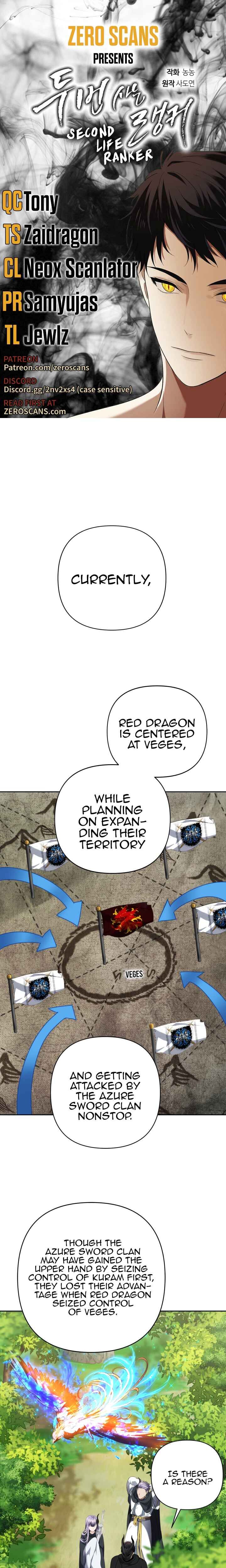 Read Ranker Who Lives A Second Time EN Manga Online