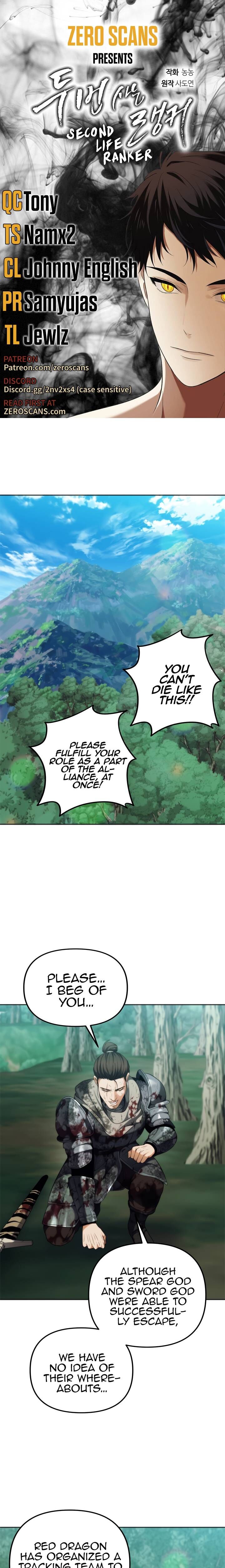 Read Ranker Who Lives A Second Time EN Manga Online