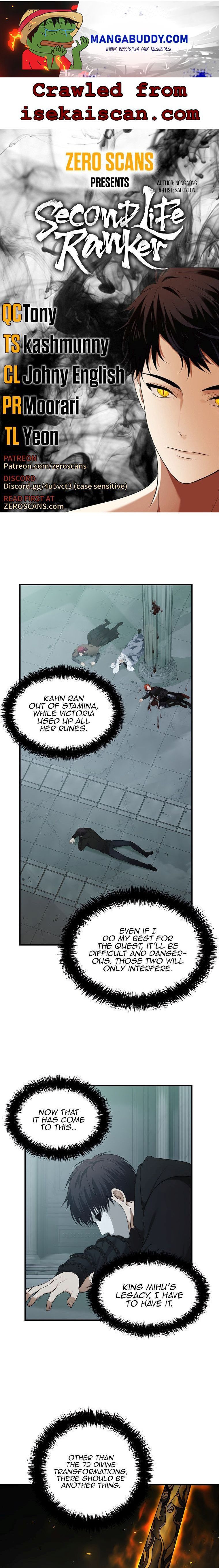Read Ranker Who Lives A Second Time EN Manga Online