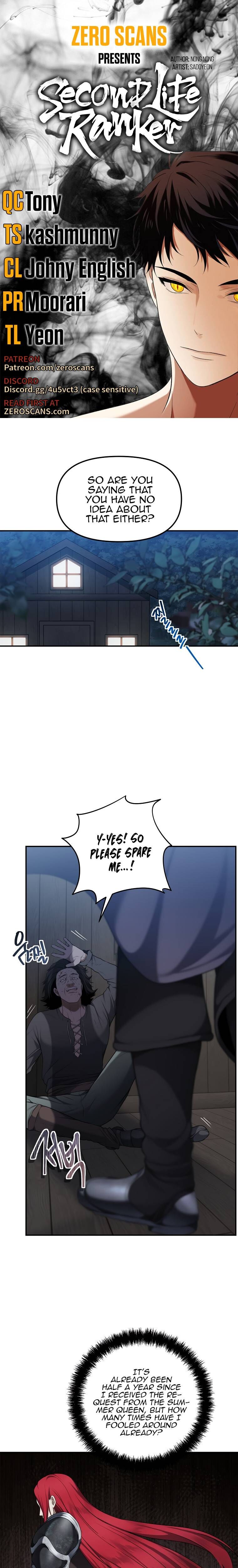Read Ranker Who Lives A Second Time EN Manga Online