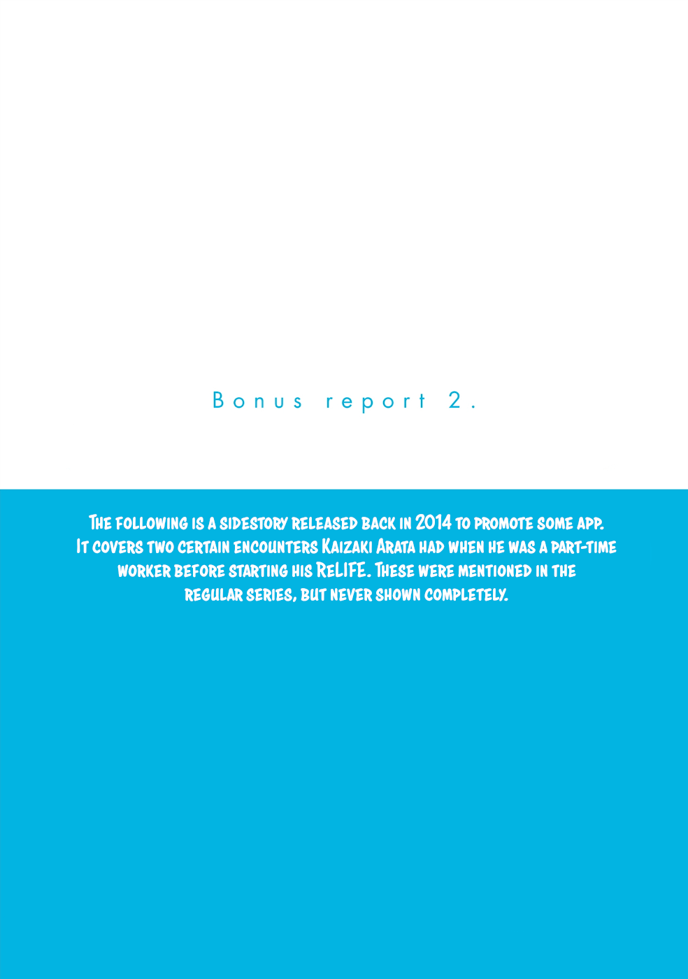 Read ReLIFE EN Manga Online