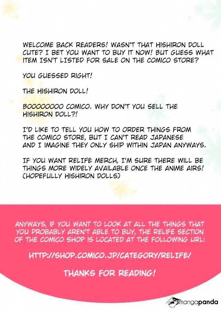 Read ReLIFE EN Manga Online