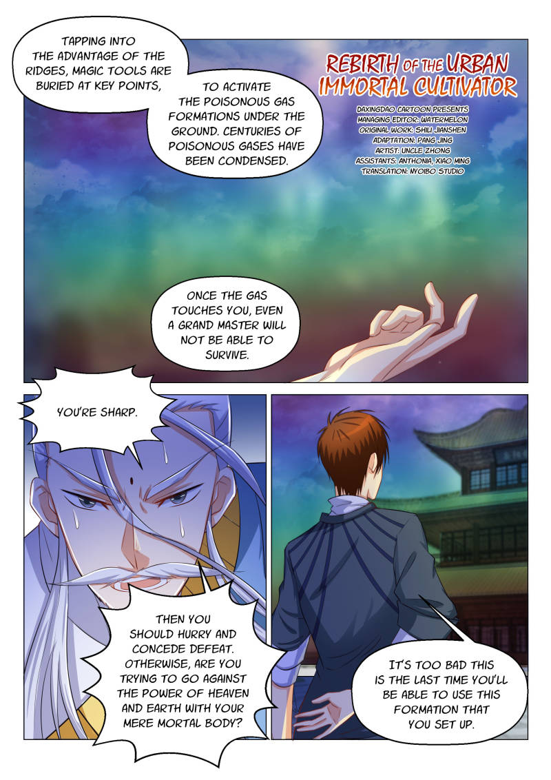 Read Rebirth Of The Urban Immortal Cultivator EN Manga Online