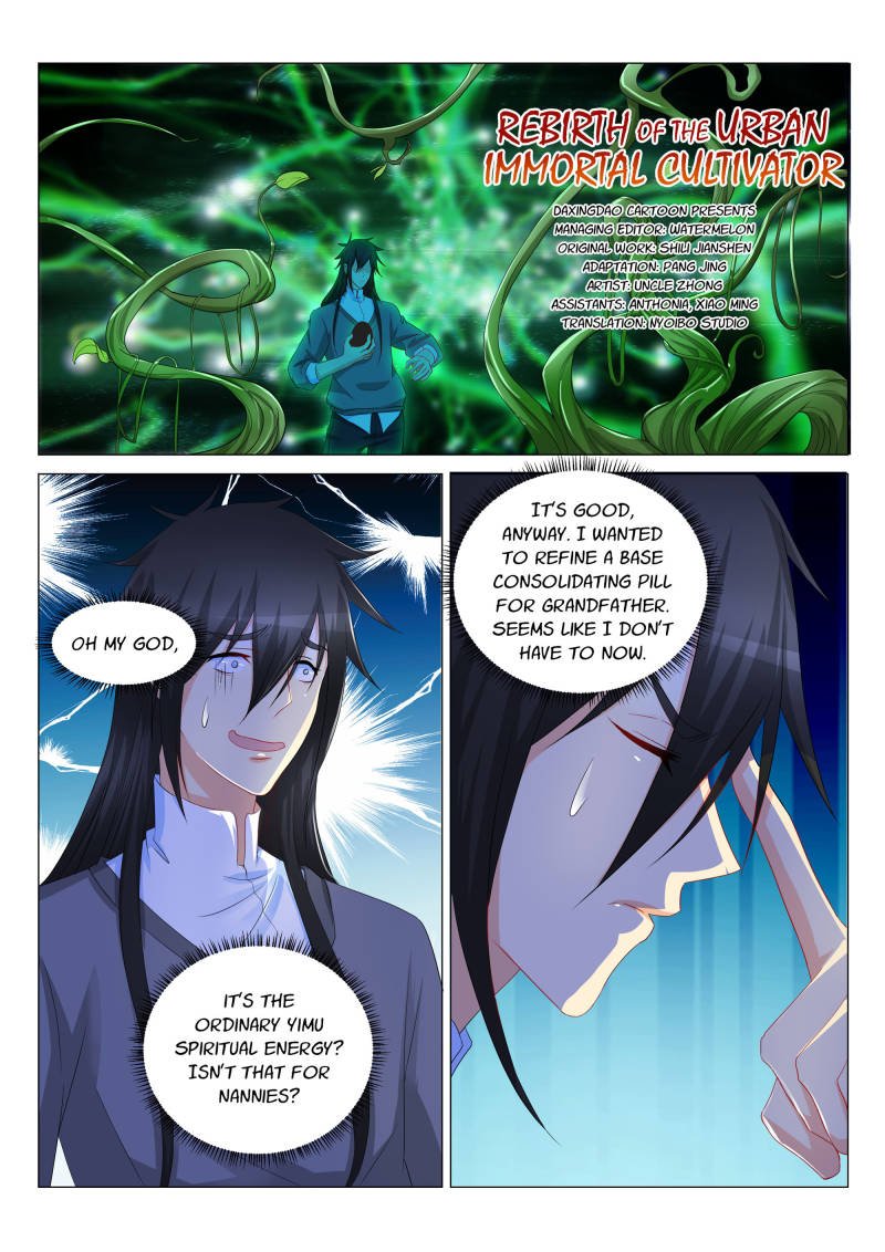 Read Rebirth Of The Urban Immortal Cultivator EN Manga Online
