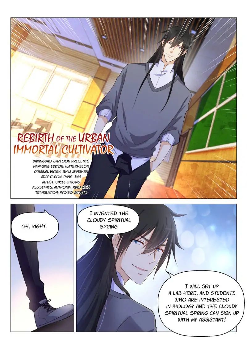 Read Rebirth Of The Urban Immortal Cultivator EN Manga Online