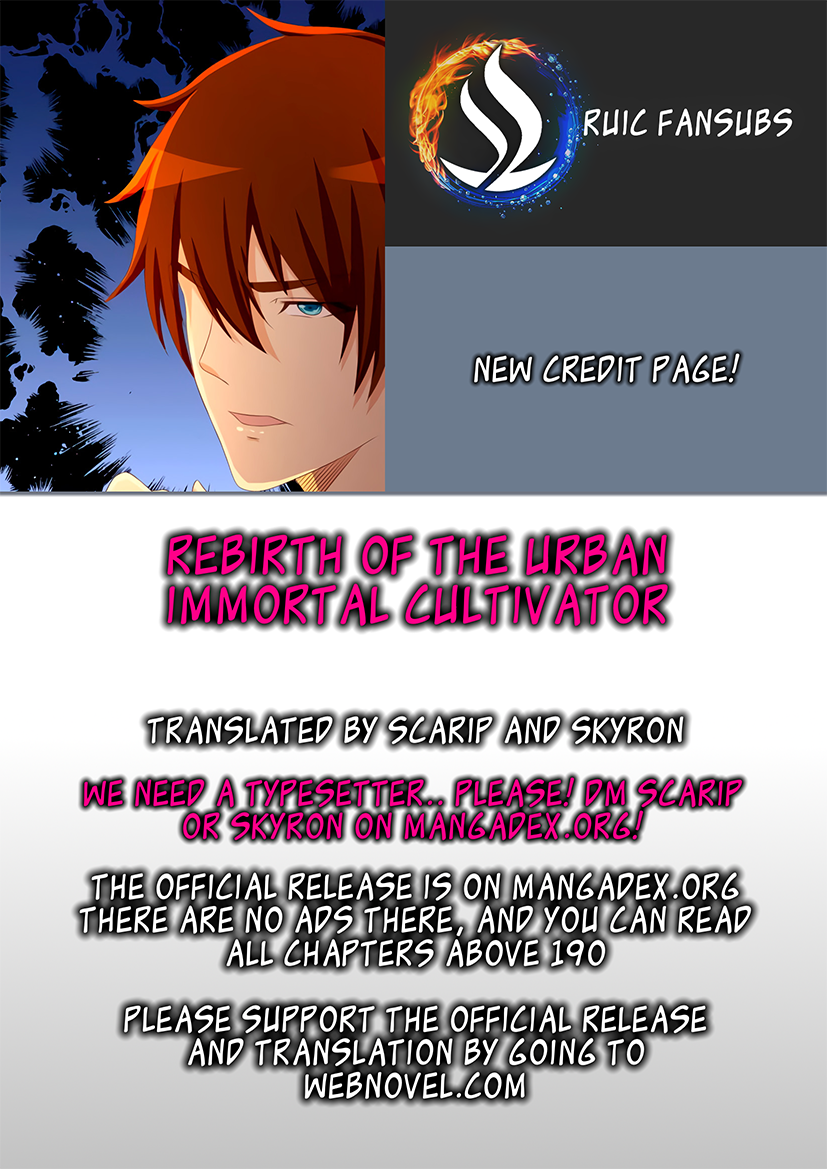 Read Rebirth Of The Urban Immortal Cultivator EN Manga Online