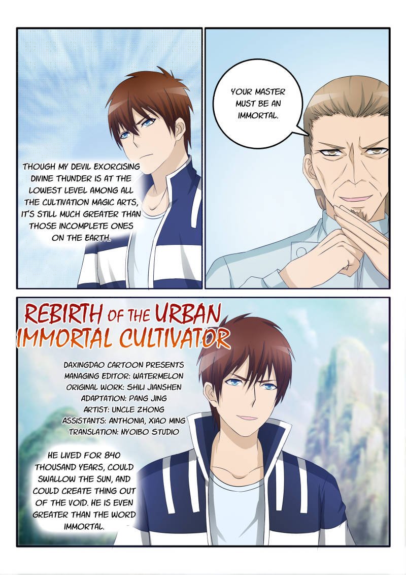 Read Rebirth Of The Urban Immortal Cultivator EN Manga Online