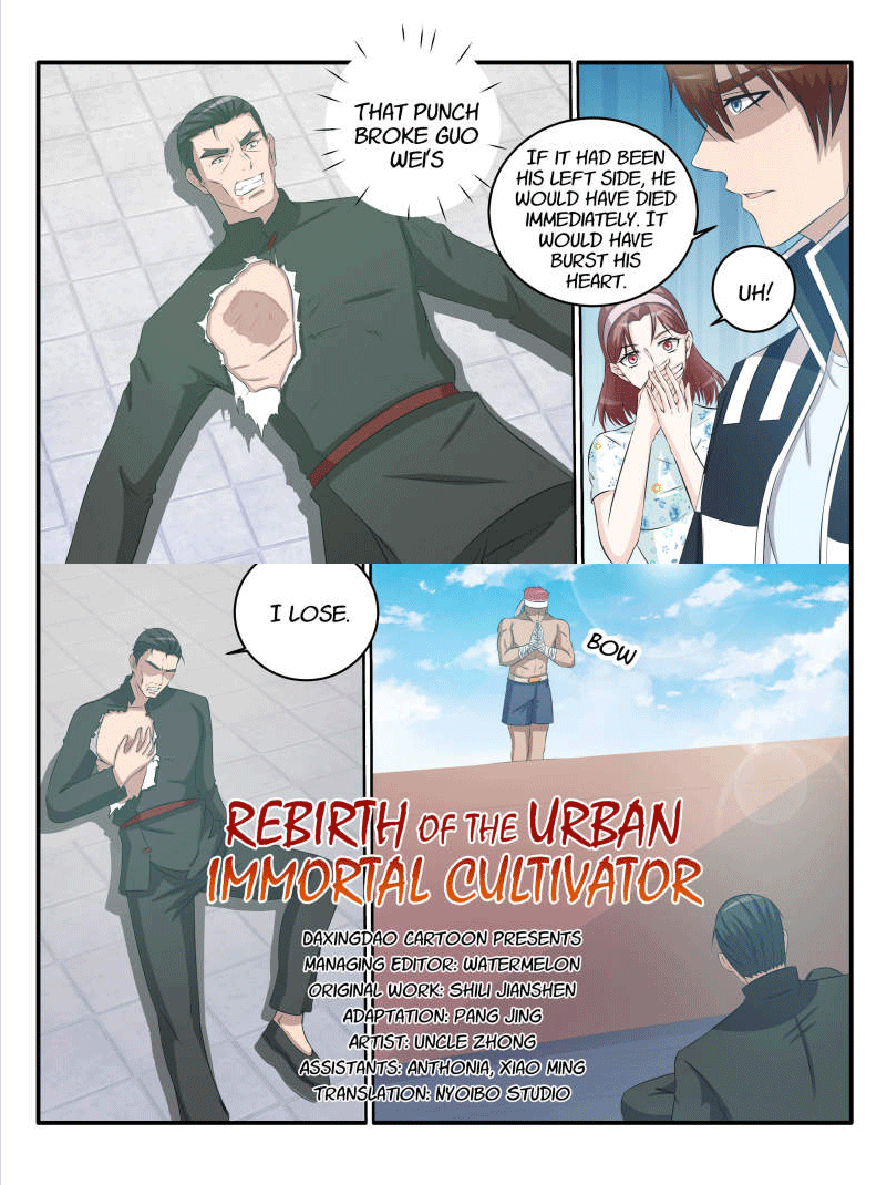 Read Rebirth Of The Urban Immortal Cultivator EN Manga Online