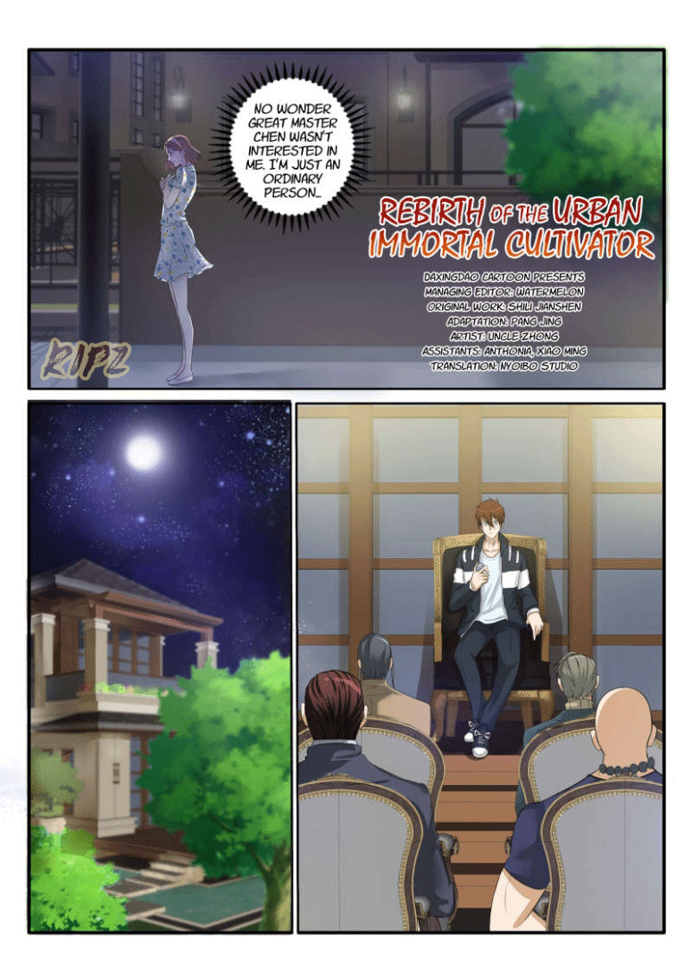 Read Rebirth Of The Urban Immortal Cultivator EN Manga Online