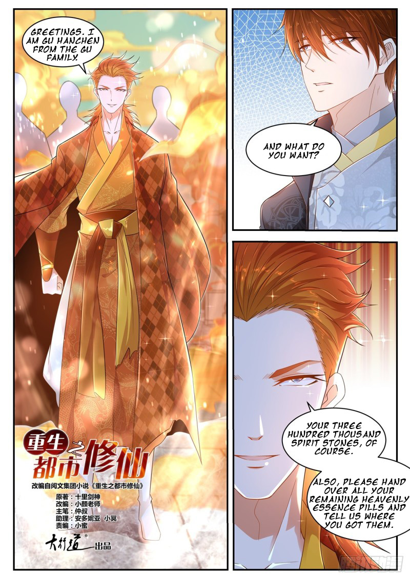 Read Rebirth Of The Urban Immortal Cultivator EN Manga Online