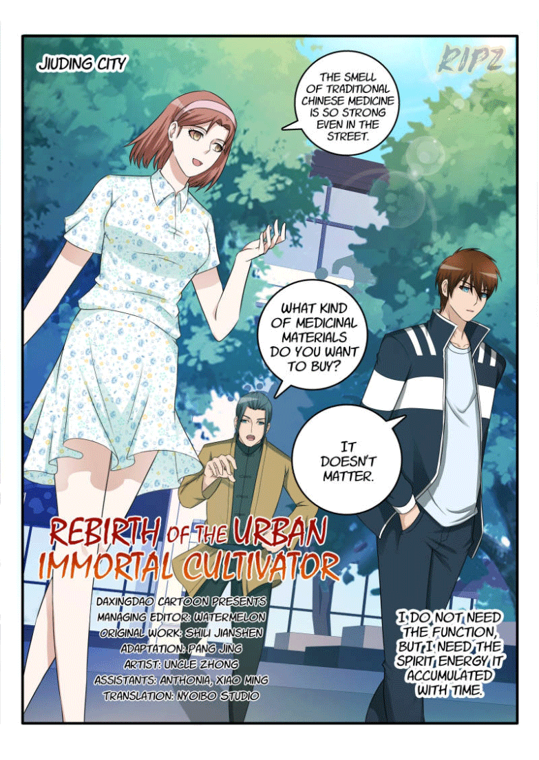 Read Rebirth Of The Urban Immortal Cultivator EN Manga Online