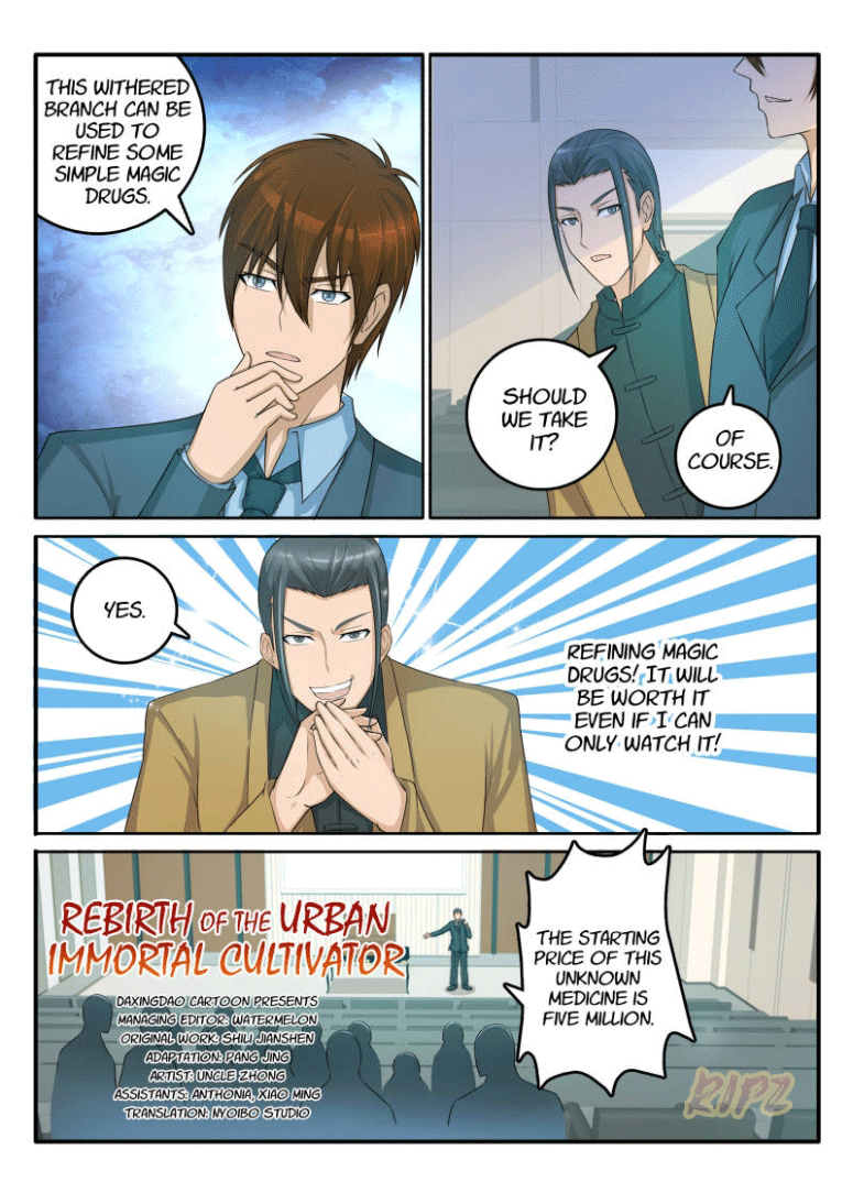 Read Rebirth Of The Urban Immortal Cultivator EN Manga Online
