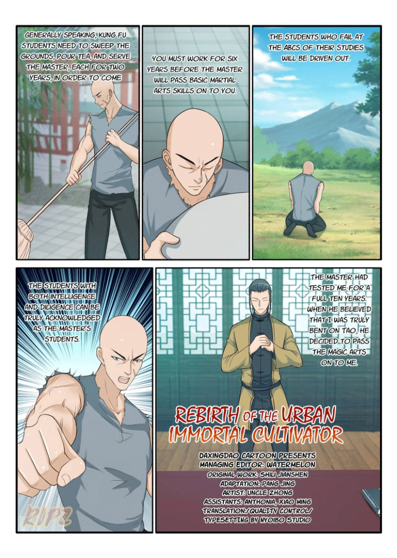 Read Rebirth Of The Urban Immortal Cultivator EN Manga Online