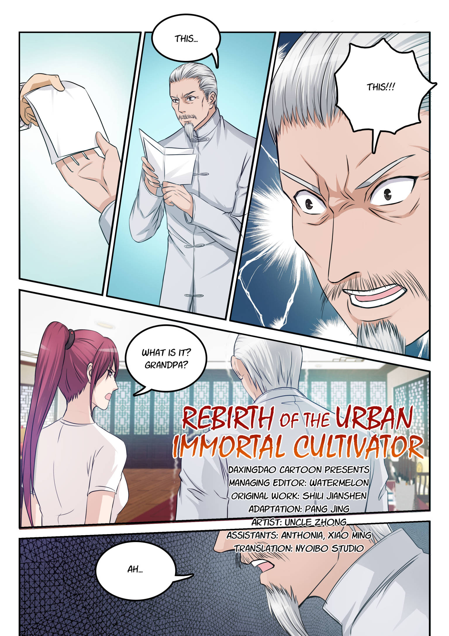 Read Rebirth Of The Urban Immortal Cultivator EN Manga Online